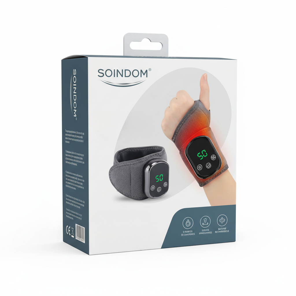 Attelle de Poignet Chauffante Infrarouge - Soulagement Instantané des Douleurs